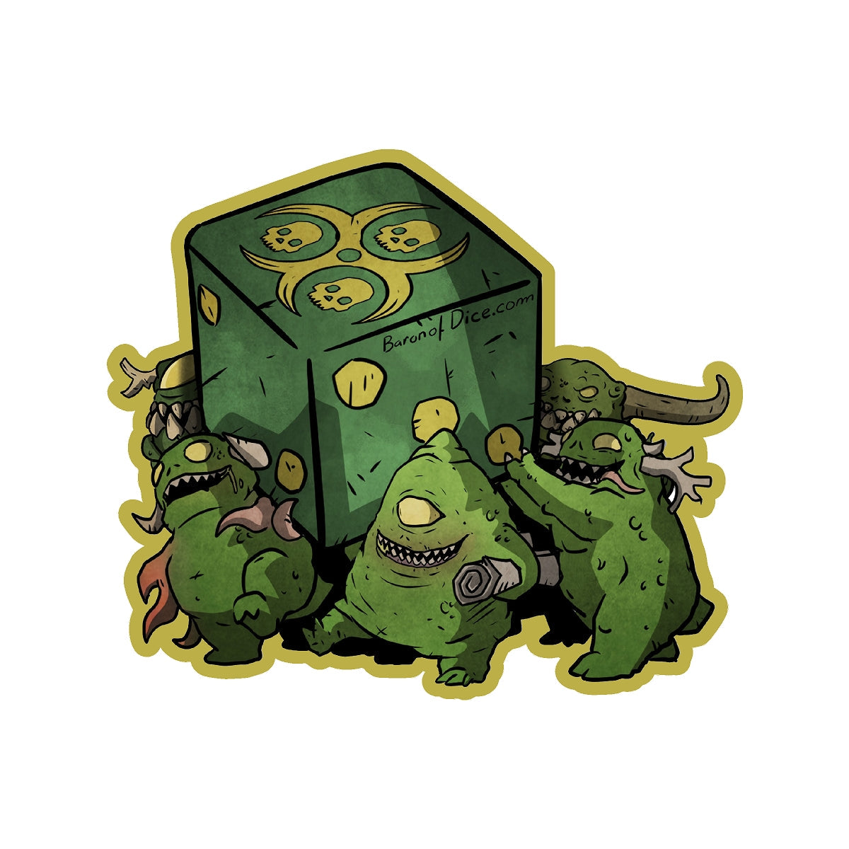 Premium Vinyl Stickers - For His Cauldron