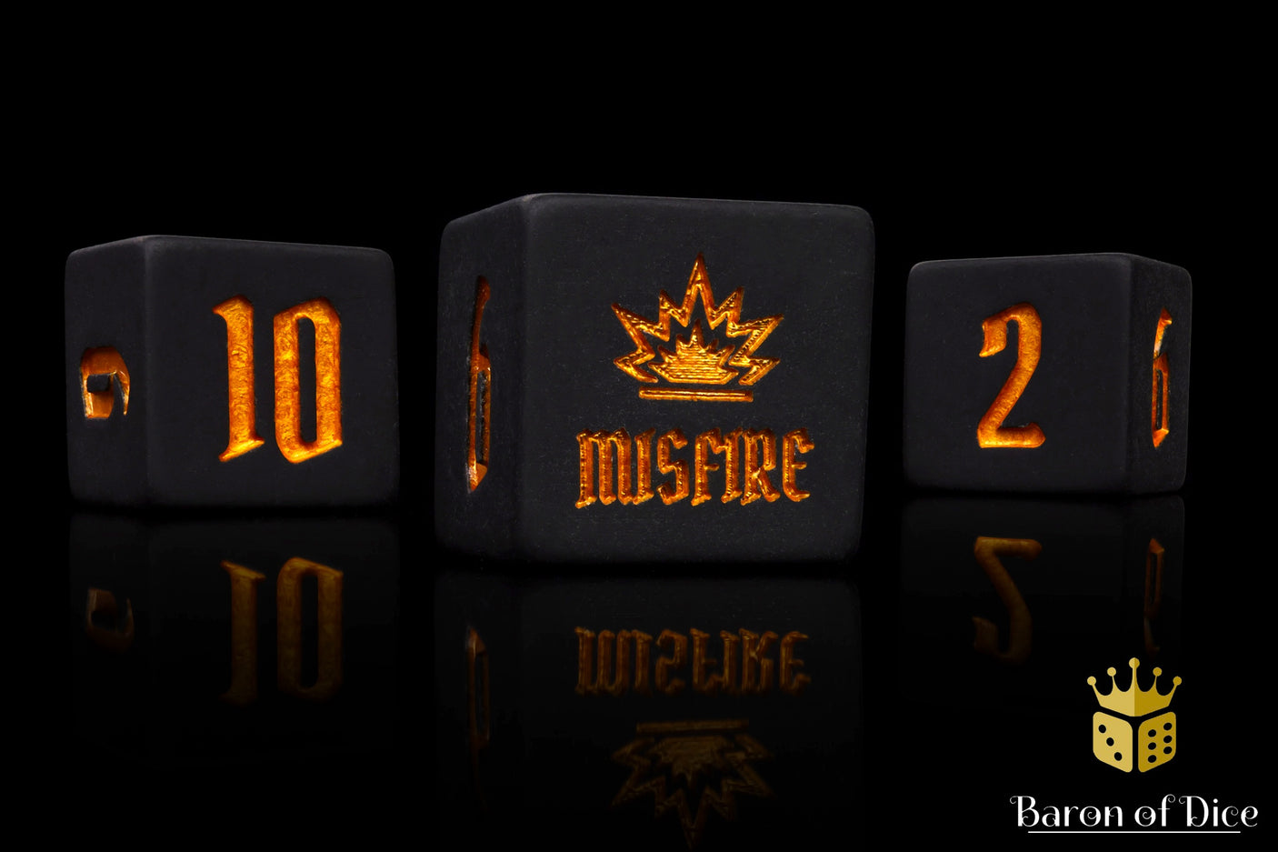 Black Artillery Dice