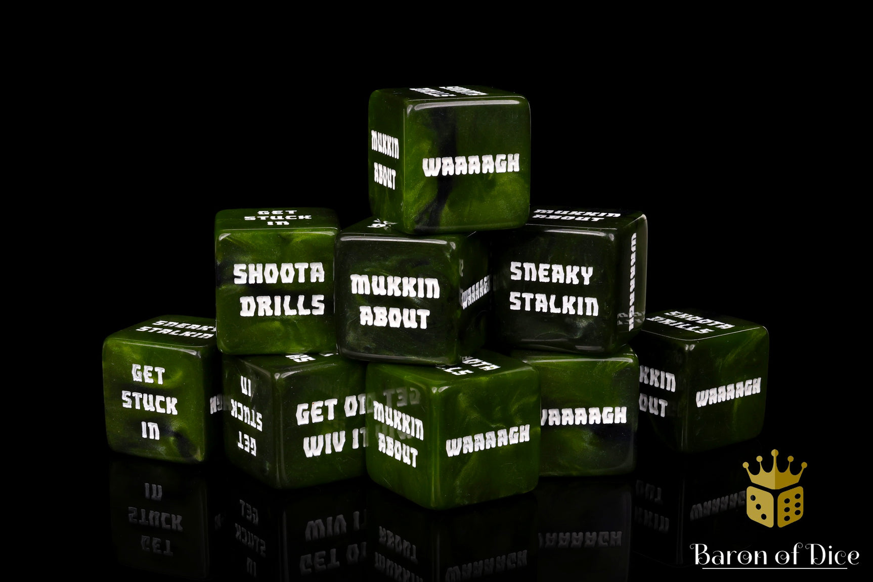 Orc Tactics Dice - Proper Counting Cubes