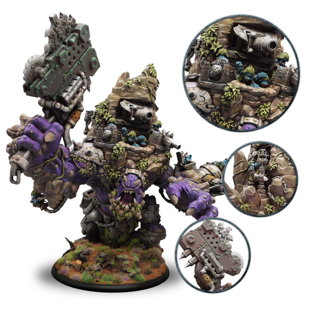 Warmachine: Southern Kriels Kithguard Fortress King