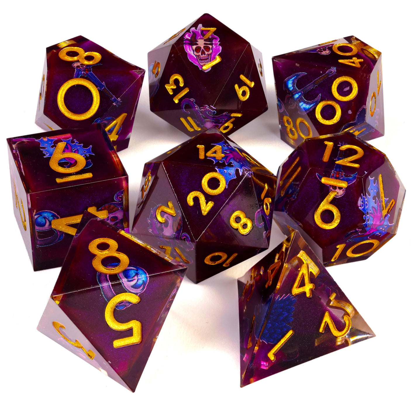 The Warlock | 8-Piece RPG Set | Baron's Signature Series