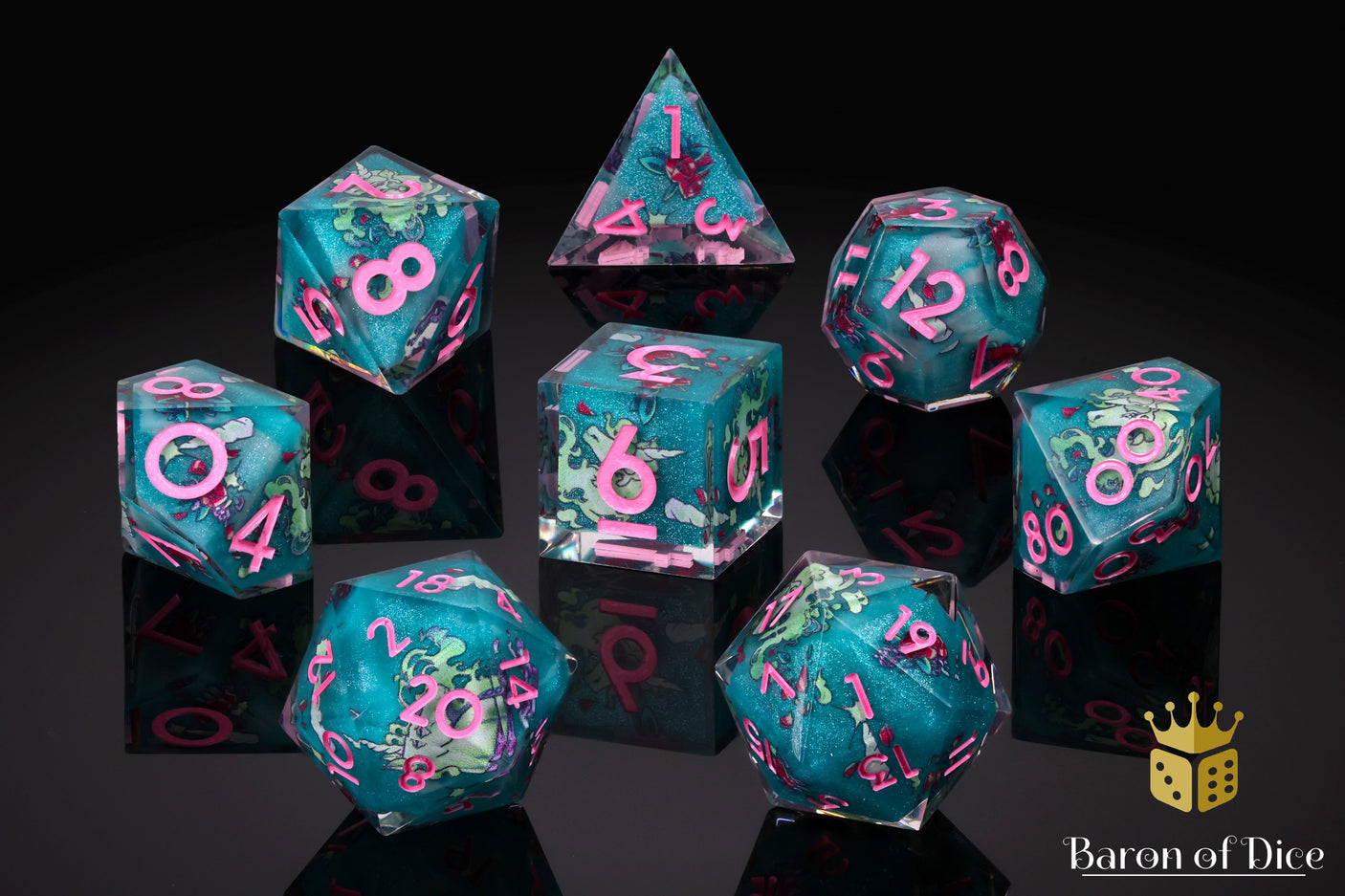 Ghost Unicorn | 8-Piece RPG Set | Baron's Signature Series