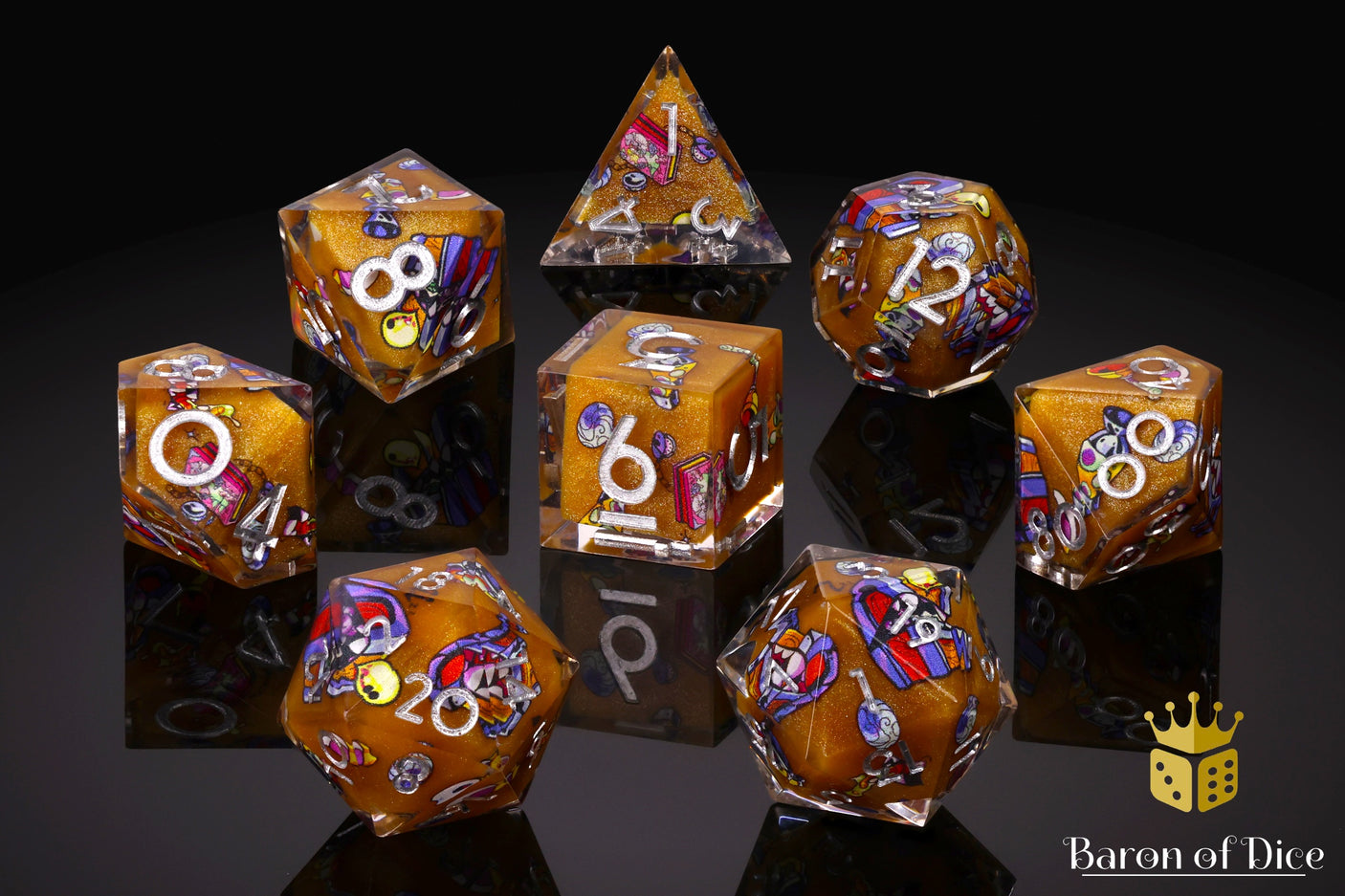 Chest of Wonder | 8-Piece RPG Set | Baron's Signature Series