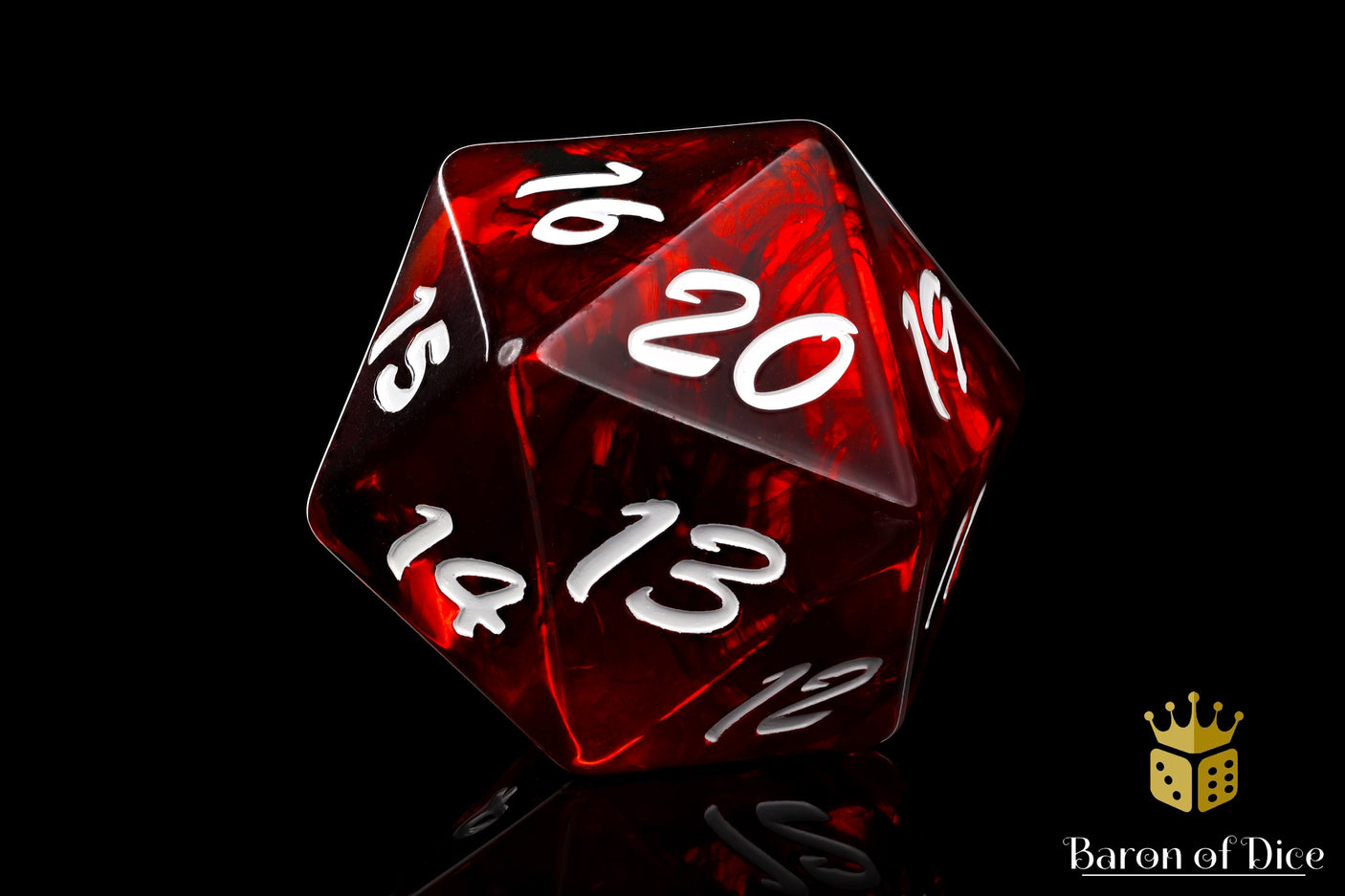 Big Ass Spindown D20 - Red Fire