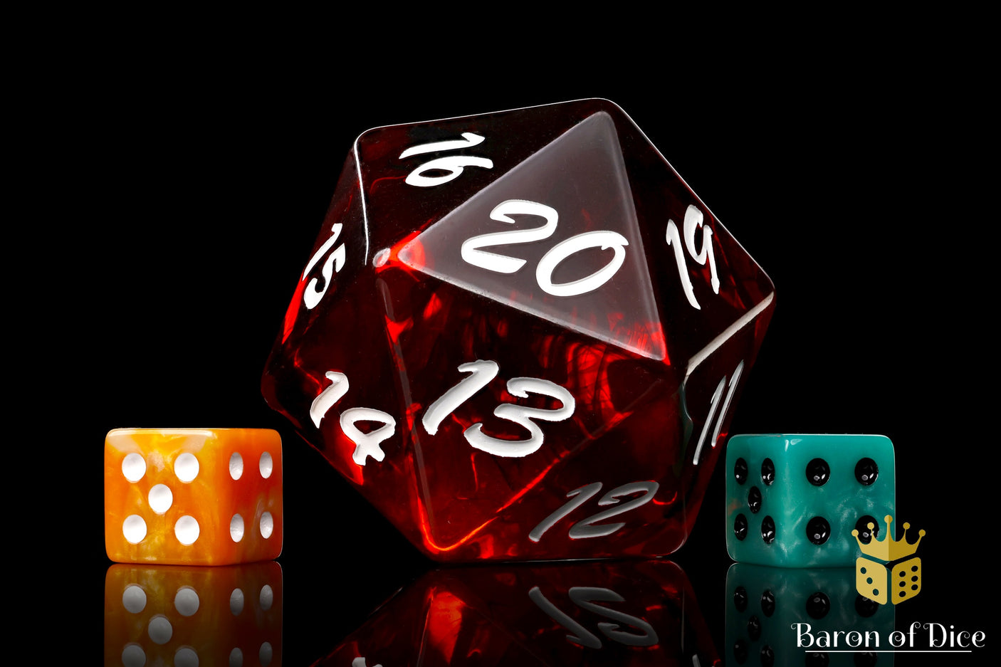 Big Ass Spindown D20 - Red Fire