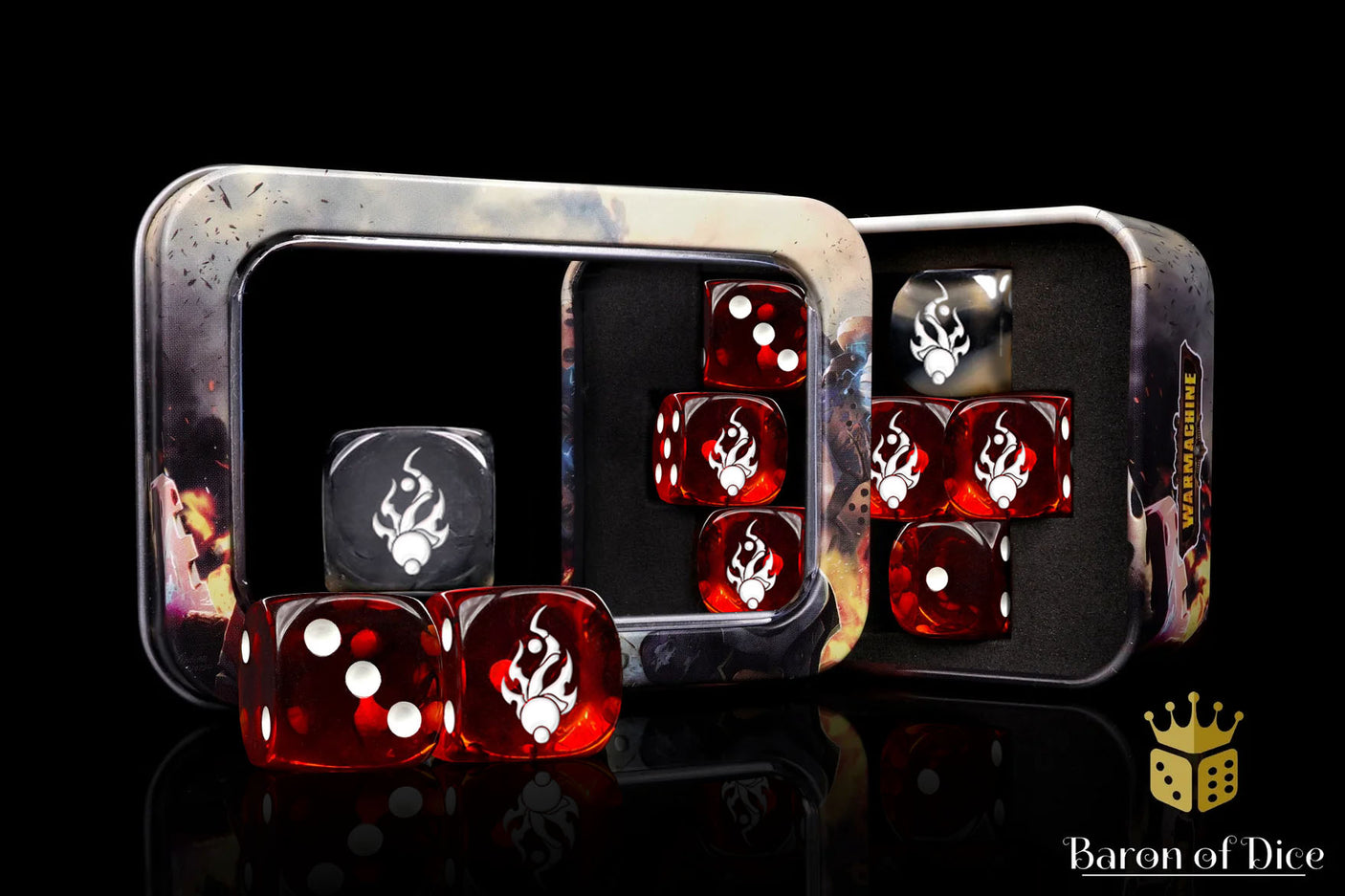 Warmachine: Dusk Fane of Nyrro Official Dice Set
