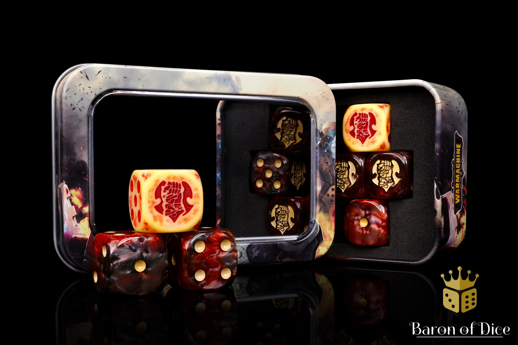 Warmachine: Khador, Old Umbrey Official Dice Set