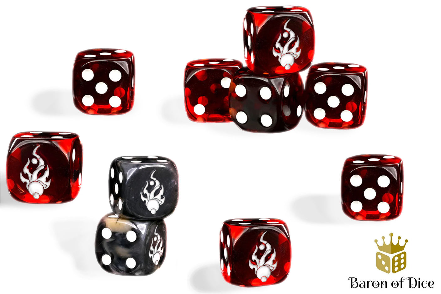 Warmachine: Dusk Fane of Nyrro Official Dice Set