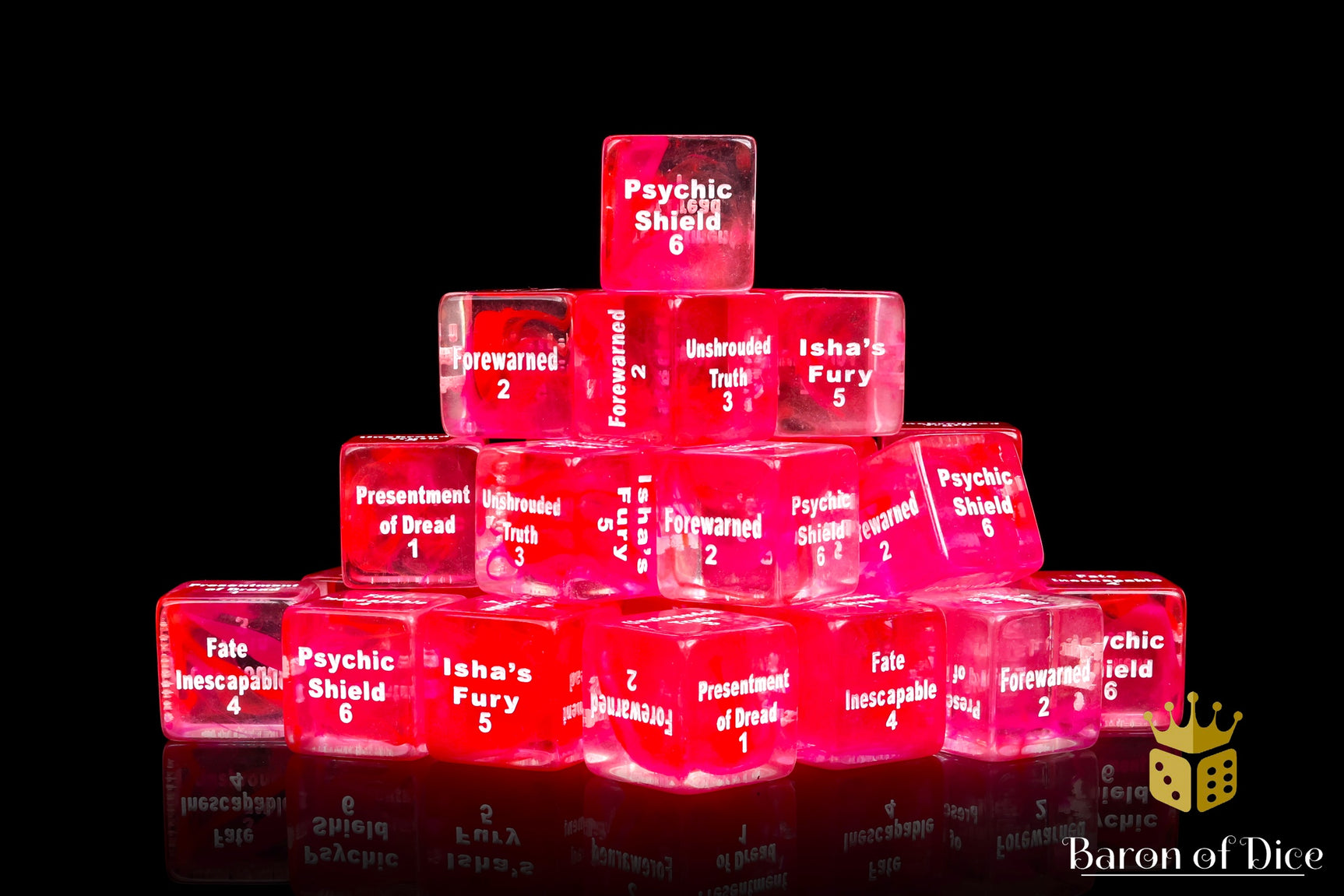 Strands of Fate Dice - 10th Edition - Red