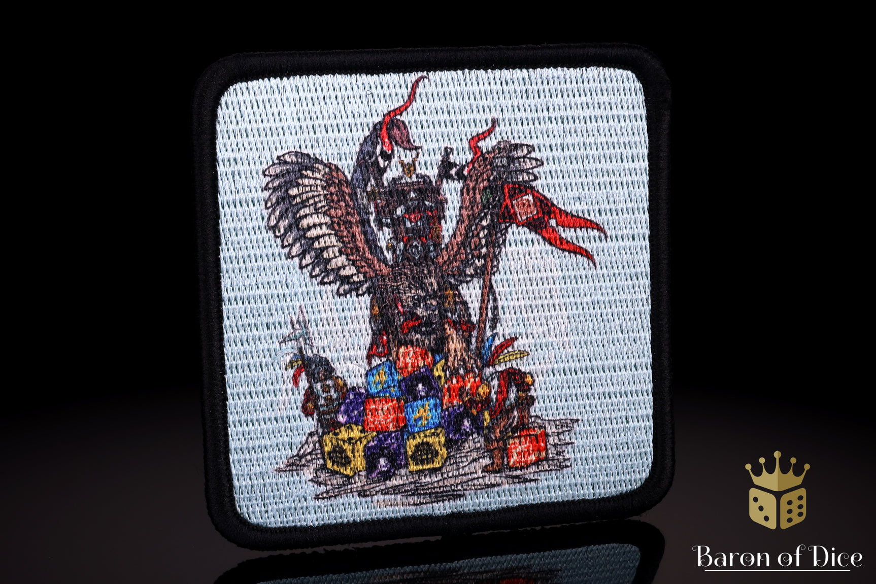 Hippogryph Knight | Baron's Bag Compatible | Velcro Patches