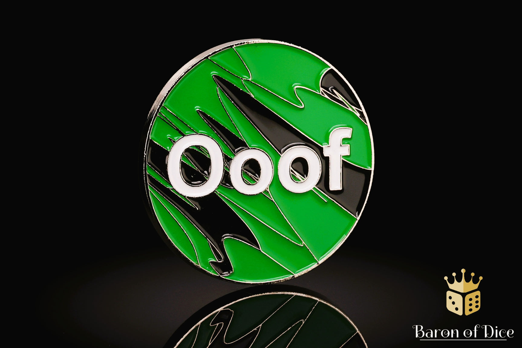 40mm Objective Coin | Ooof | Green