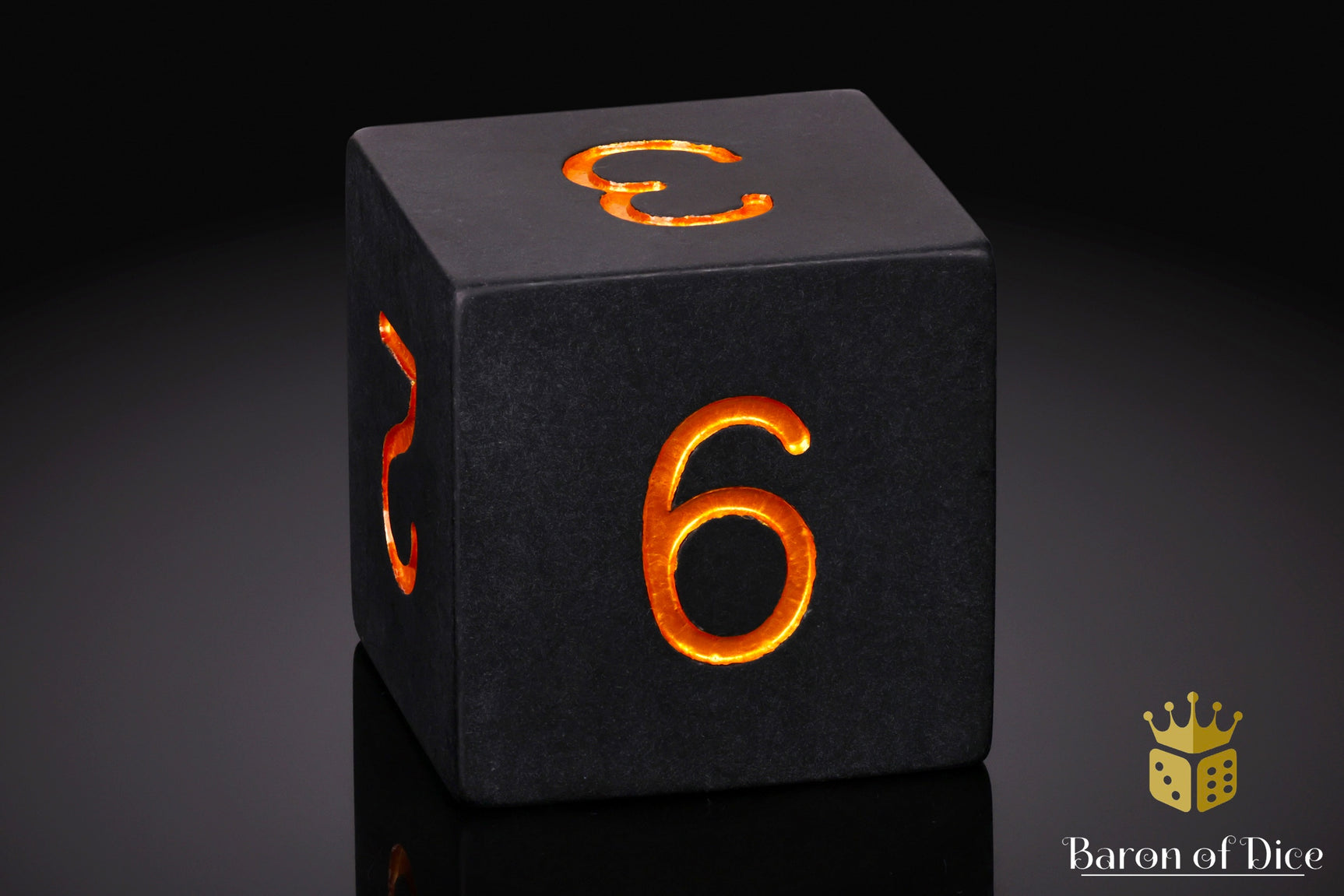 Big Ass D6 - Matte Black