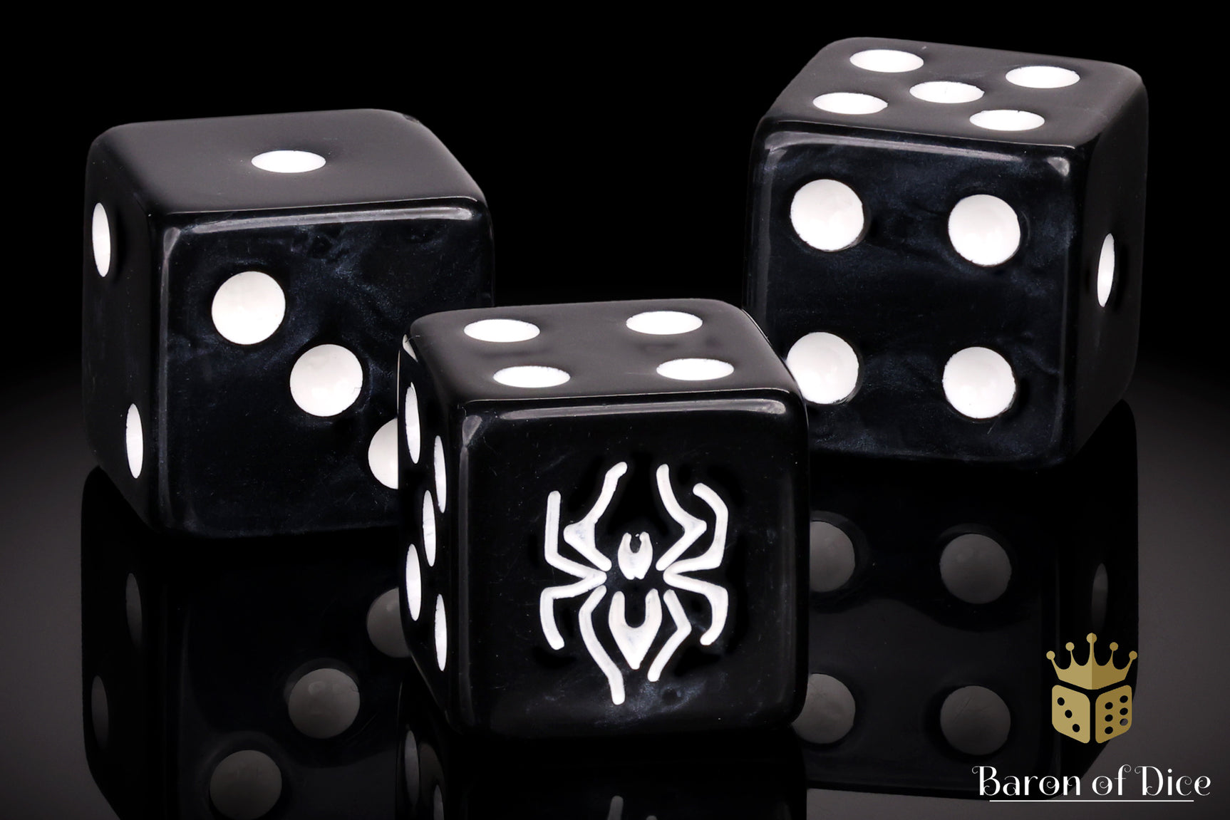 Black Spider Dice