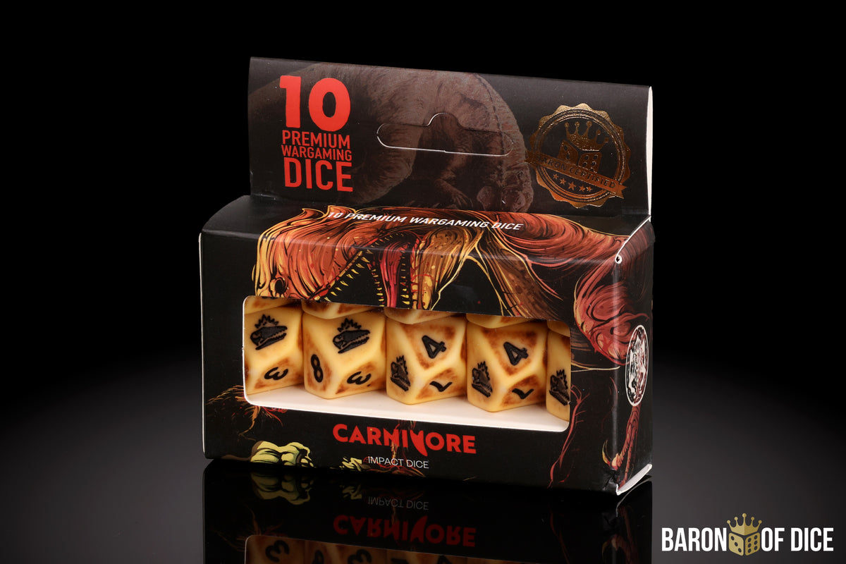 Fossil | Carnivore | Official Dice Set | Buer Games