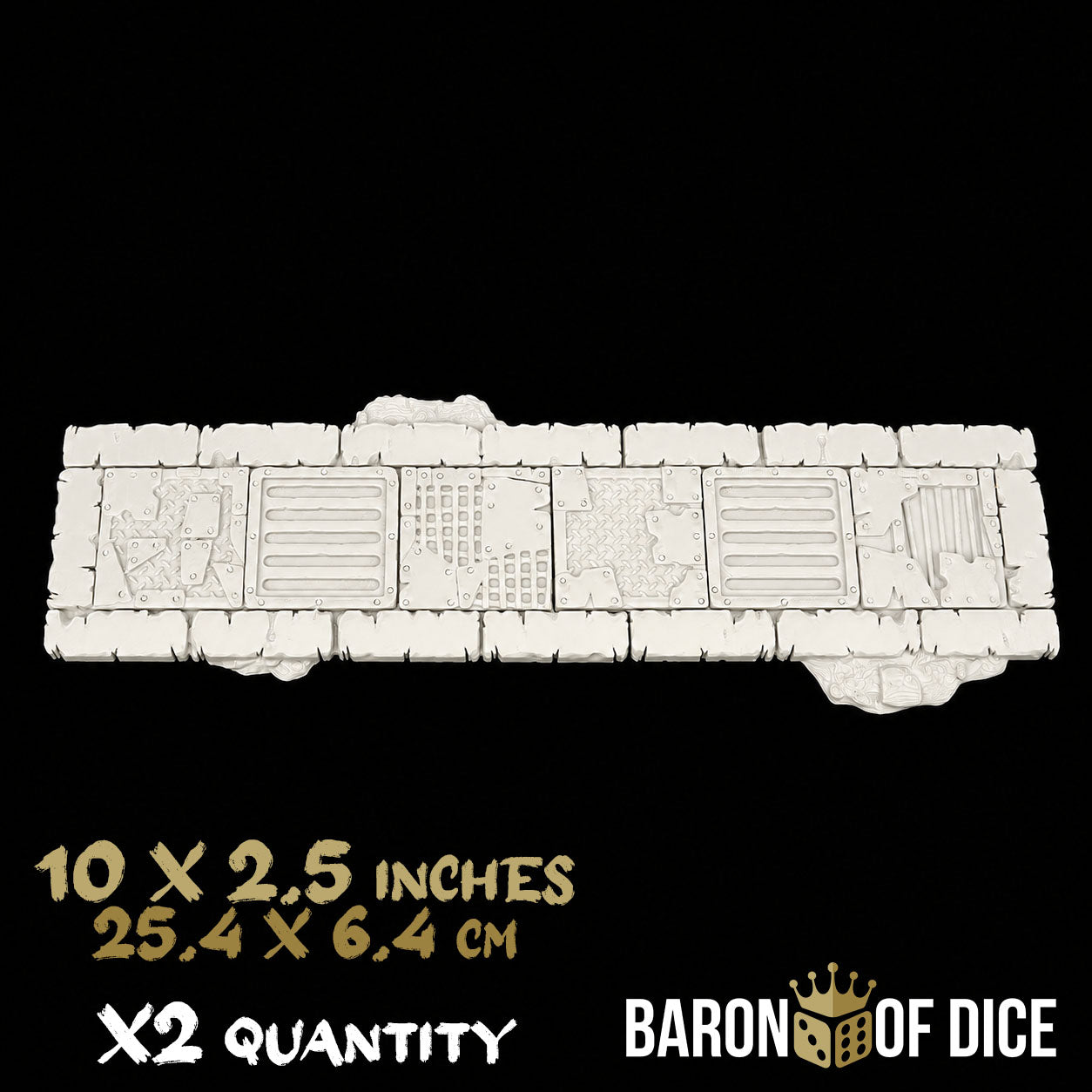 Orc Wreckers Template Set | 11e Terrain Template Set | Shipping Excluded