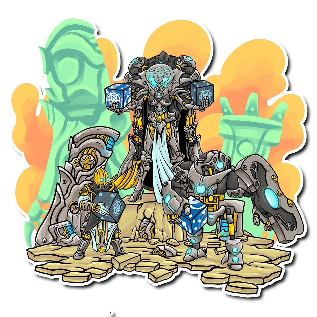 Premium Vinyl Stickers - Convergence