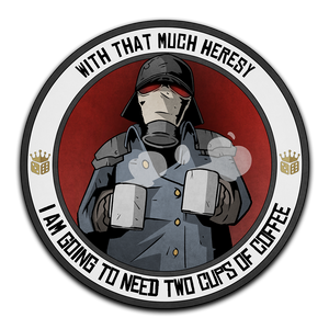 Premium Vinyl Stickers - Two Cups For Heresy