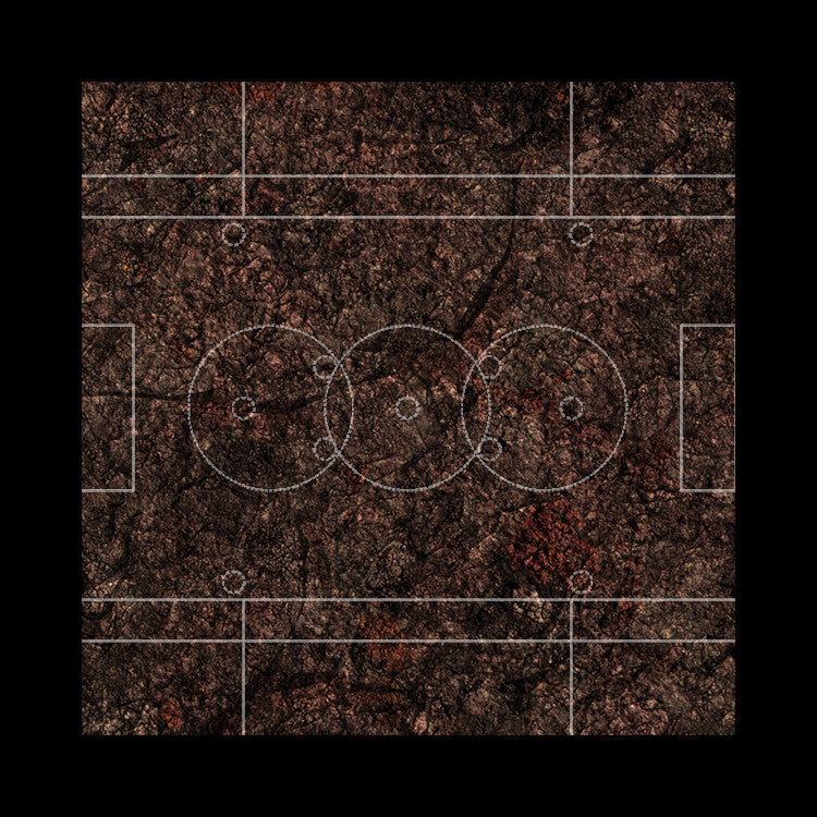 Mats by Mars: Shattered Soil Tabletop Wargaming Play Mat