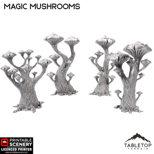 Magic Mushrooms - Fantasy Scatter Terrain / Trees