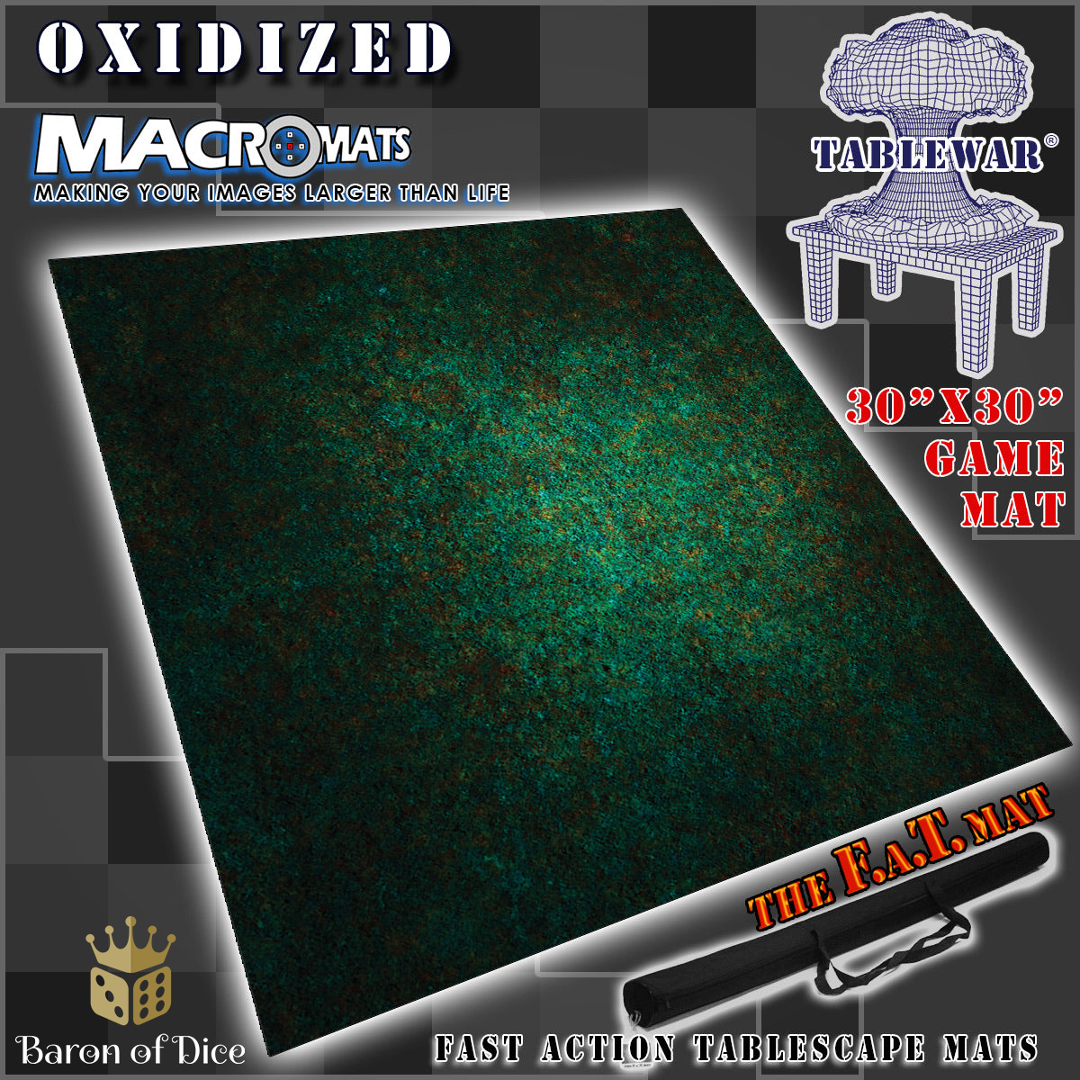 30x30" 'Oxidize' MacroMat