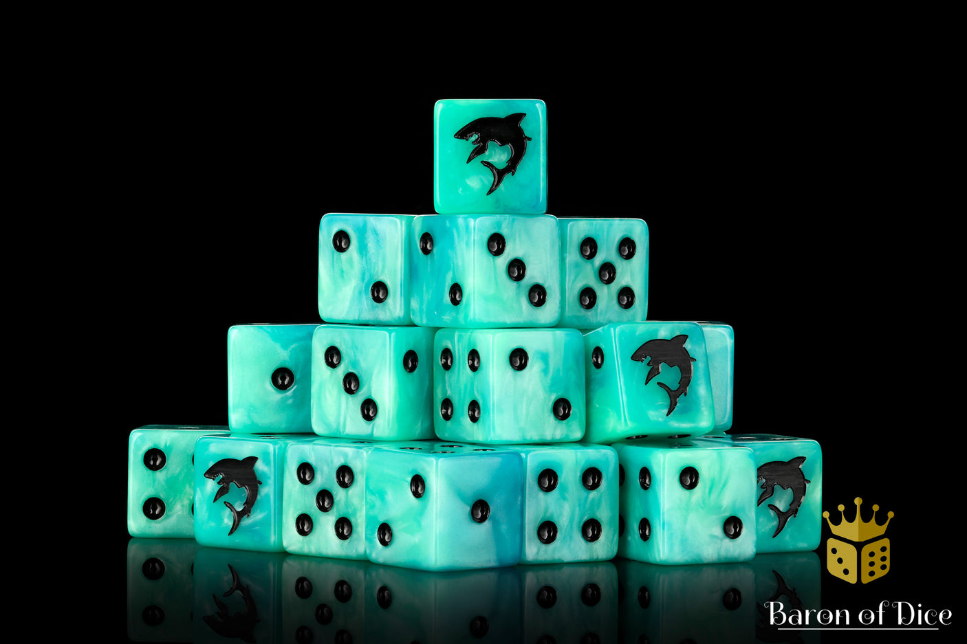 Carcharodon "Great White Shark" Dice