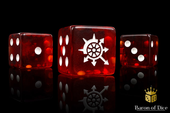 Cogs of Chaos, Blood Red, 16mm Dice