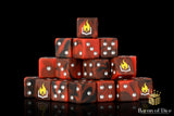 Scorched Book Dice