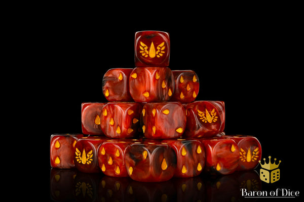 Warhammer 40,000 Blood Angels DICE セット BLOOD ANGELS BESPOKE DICE TIN 40K WARHAMMER GAMES-WORKSHOP