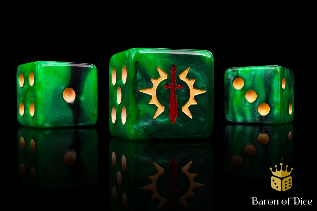 Consecrated Blades, Green, Dice