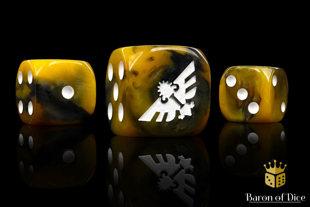 Inquisition Gold 16mm Dice
