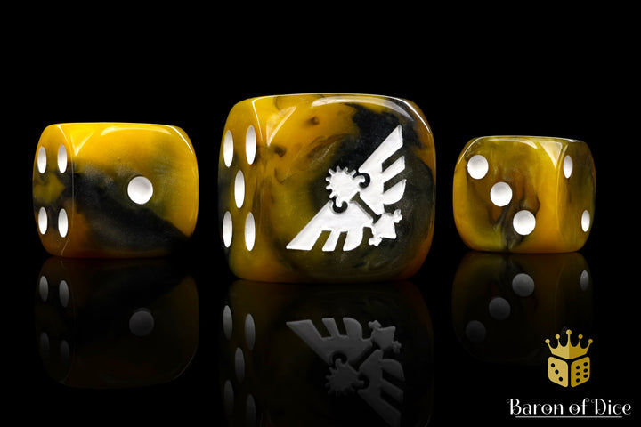 Inquisition Gold 16mm Dice