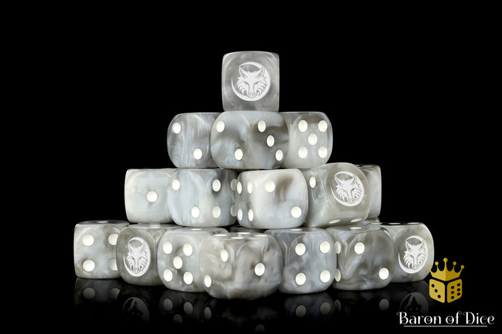 Howling Wolf, White, Dice