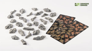 Gamers Grass - Basing Box - Golden Autumn Glade