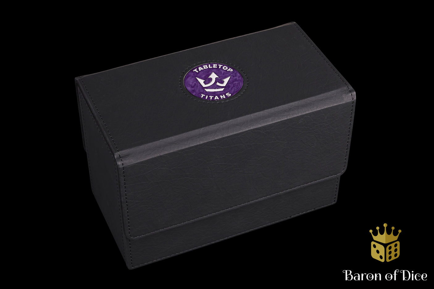Tabletop Titans | Purple | Wargaming & Datasheet Box | Baron's Coin™ Compatible