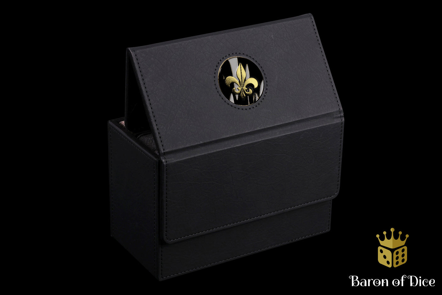 Fleur De Lis | Heritage | Wargaming & Datasheet Box | Baron's Coin™ Compatible