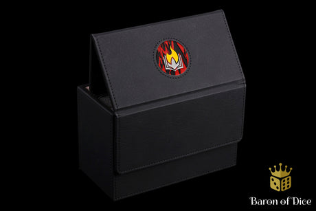 Scorched Book | Wargaming & Datasheet Box | Baron's Coin™ Compatible