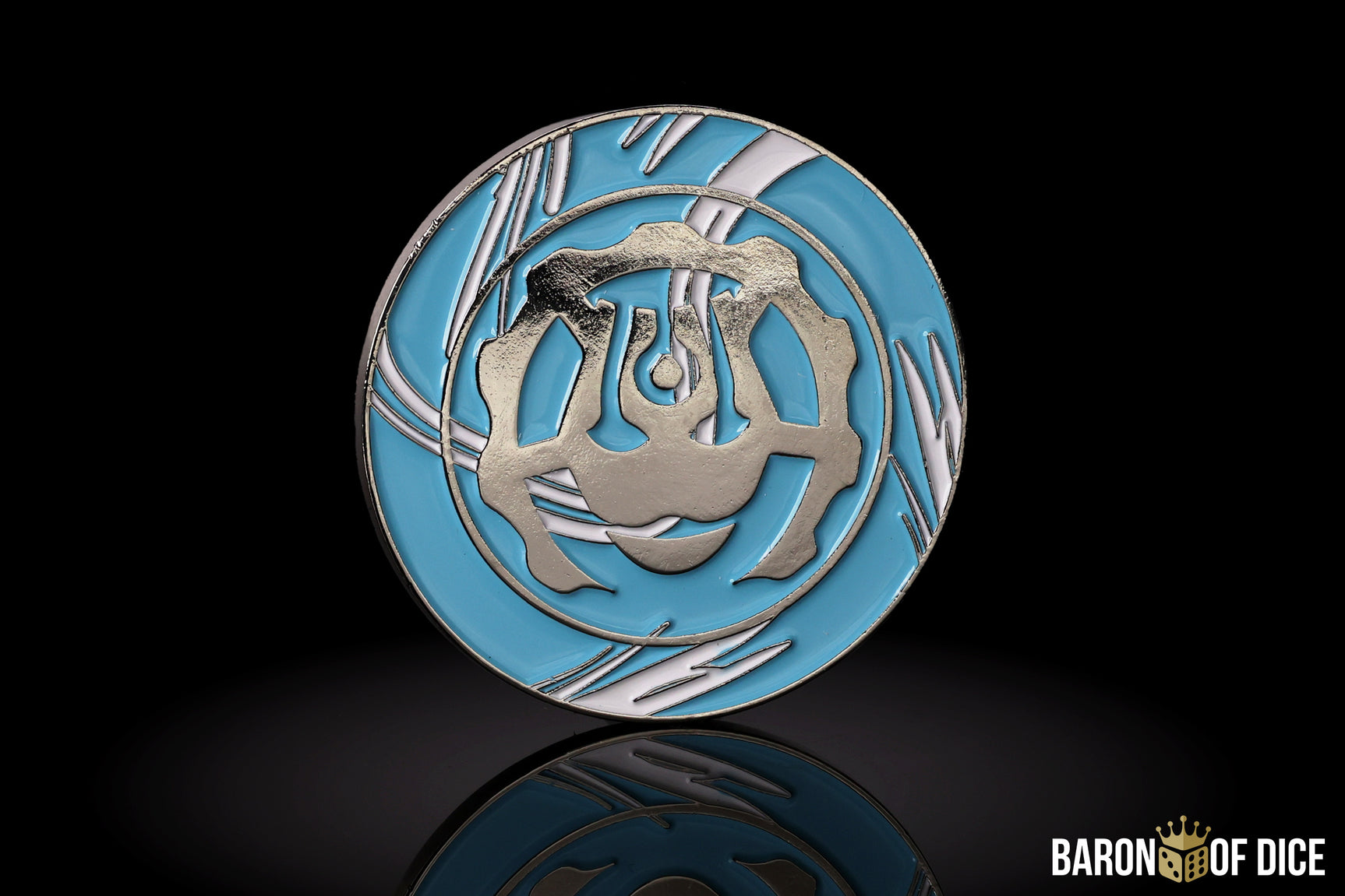 Convergence | Warmachine | Metal Combat Gauge | Baron Coin™ Compatible