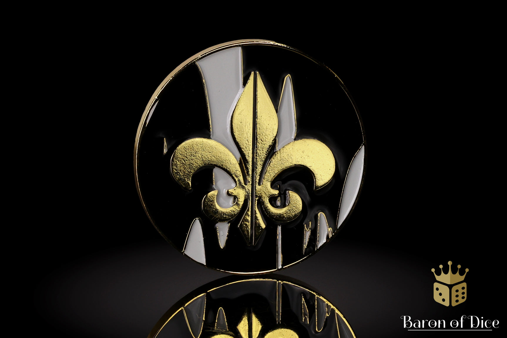 40mm Baron's Coin™ | Fleur De Lis | Heritage