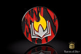 Scorched Book | Wargaming & Datasheet Box | Baron's Coin™ Compatible