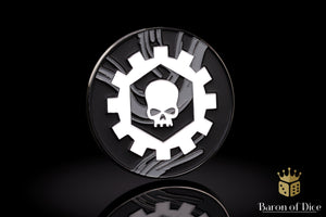 40mm Objective Coins - Iron Cog