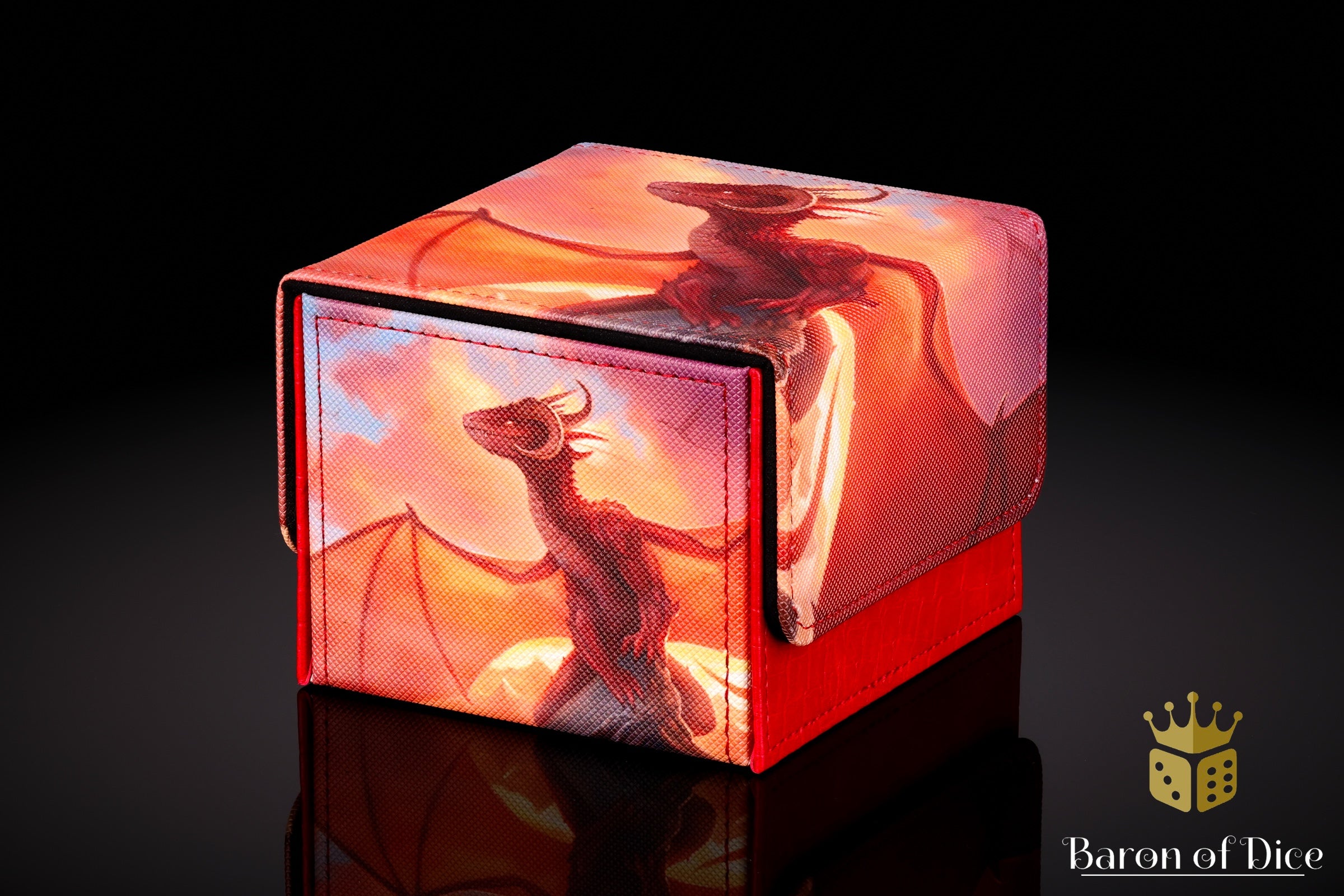 Red Dragon | 100+ XL Deck Boxes | Baron of Dice - James Hayball