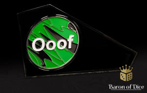3" Metal Combat Gauge | Ooof | Green | Baron Coin™ Compatible
