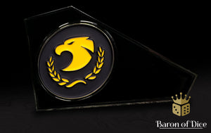 3" Metal Movement Gauge | Golden Eagle | Baron Coin™ Compatible