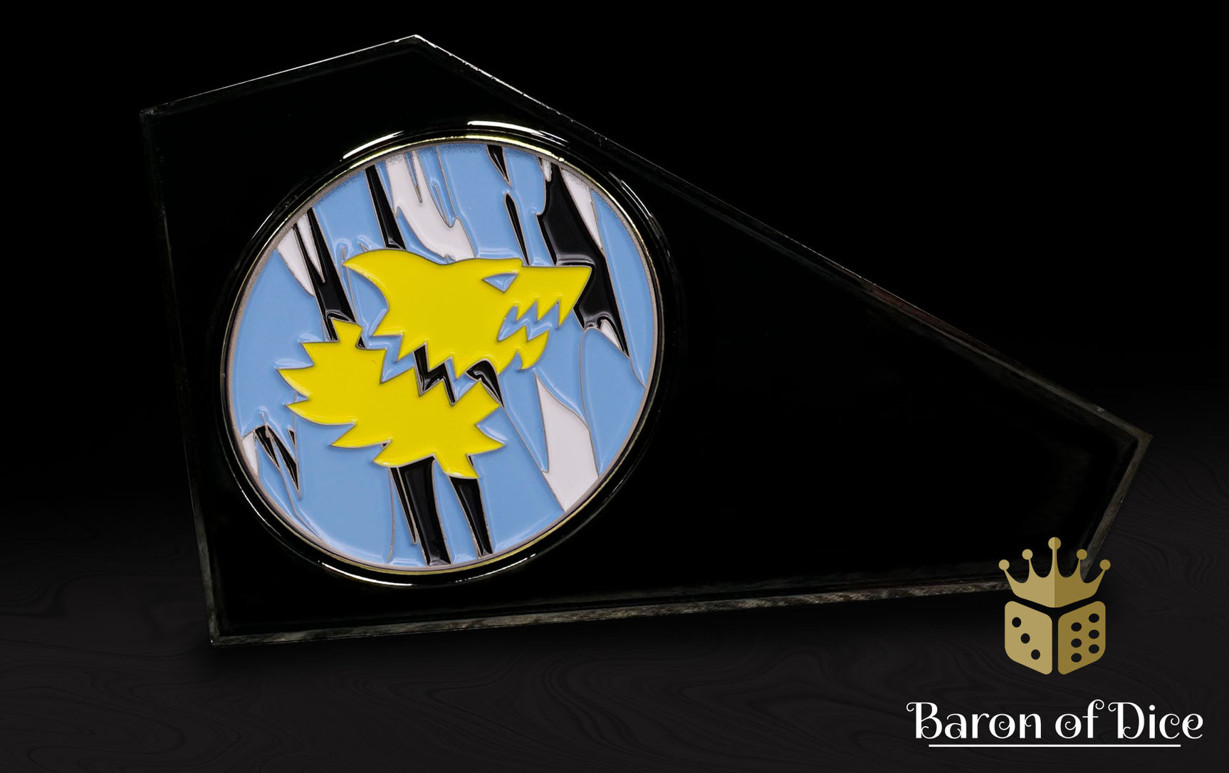 3" Metal Movement Gauge | Snow Wolf | Baron Coin™ Compatible
