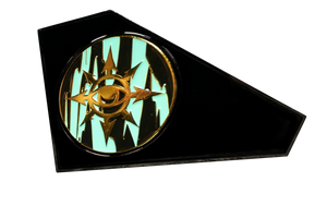 Metal Combat Gauge | Baron Coin™ Compatible | Eye of Chaos | Aquamarine