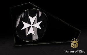 Metal Combat Gauge | Baron Coin™ Compatible | Knights Templar | Black