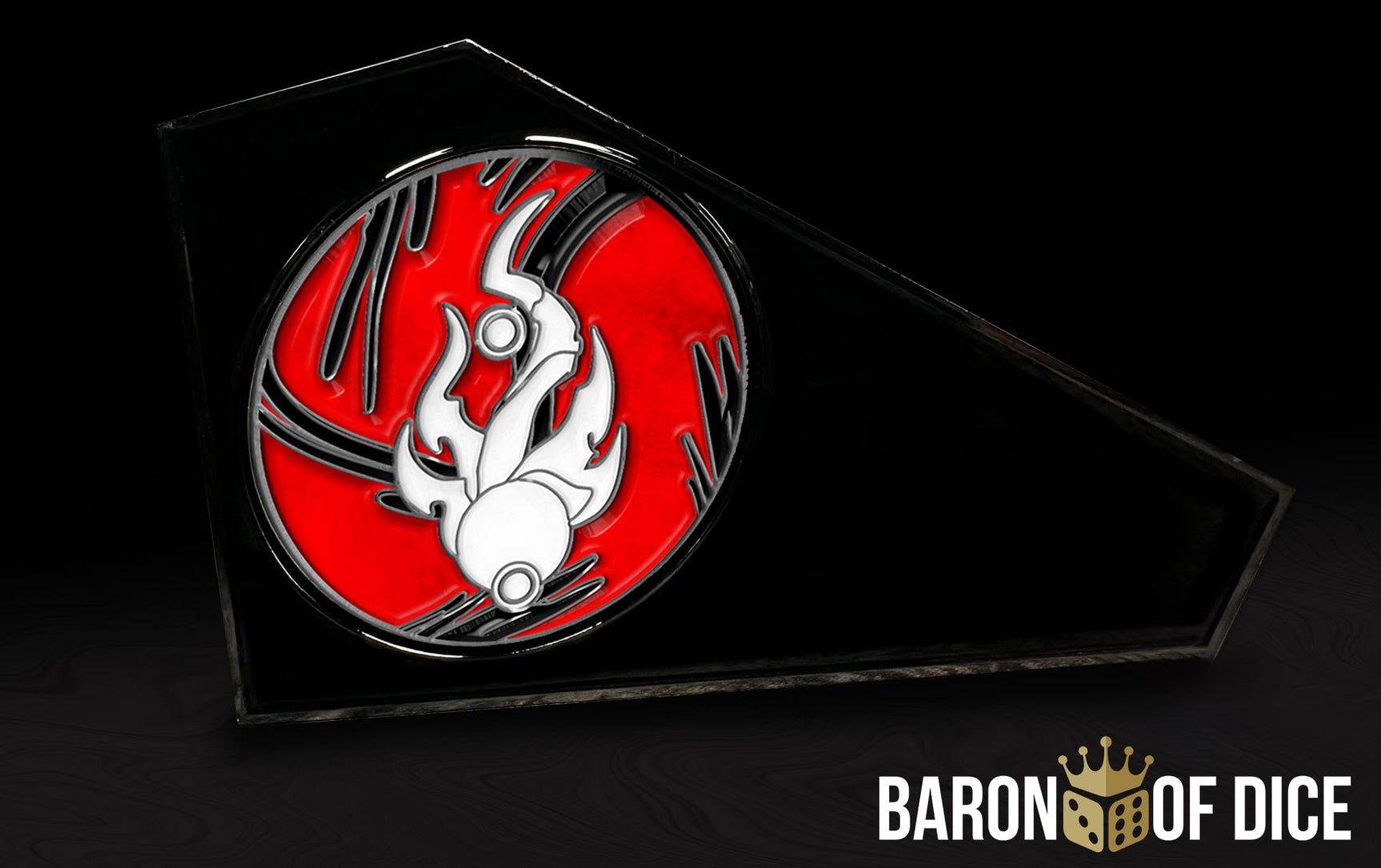 Metal Combat Gauge | Baron Coin™ Compatible | Warmachine: Fane of Nyrro