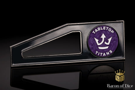Metal Combat Gauge | Baron Coin™ Compatible | Tabletop Titans | Purple