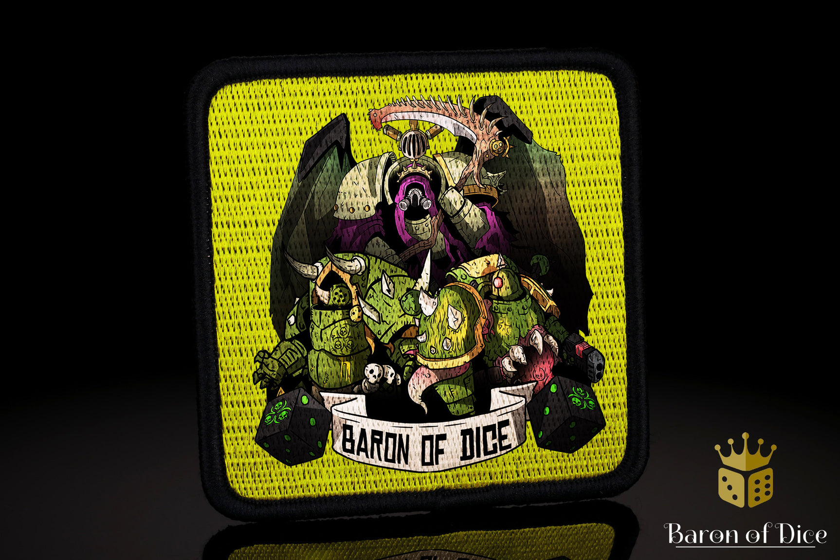Baron's Dice Bag | Plague Velcro Patch
