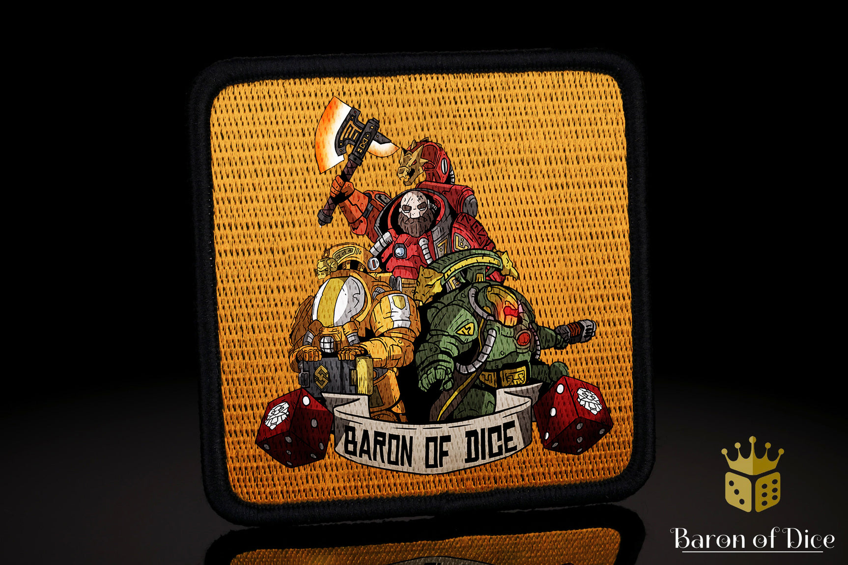 Space Dwarves | Baron's Bag Compatible | Velcro Patches